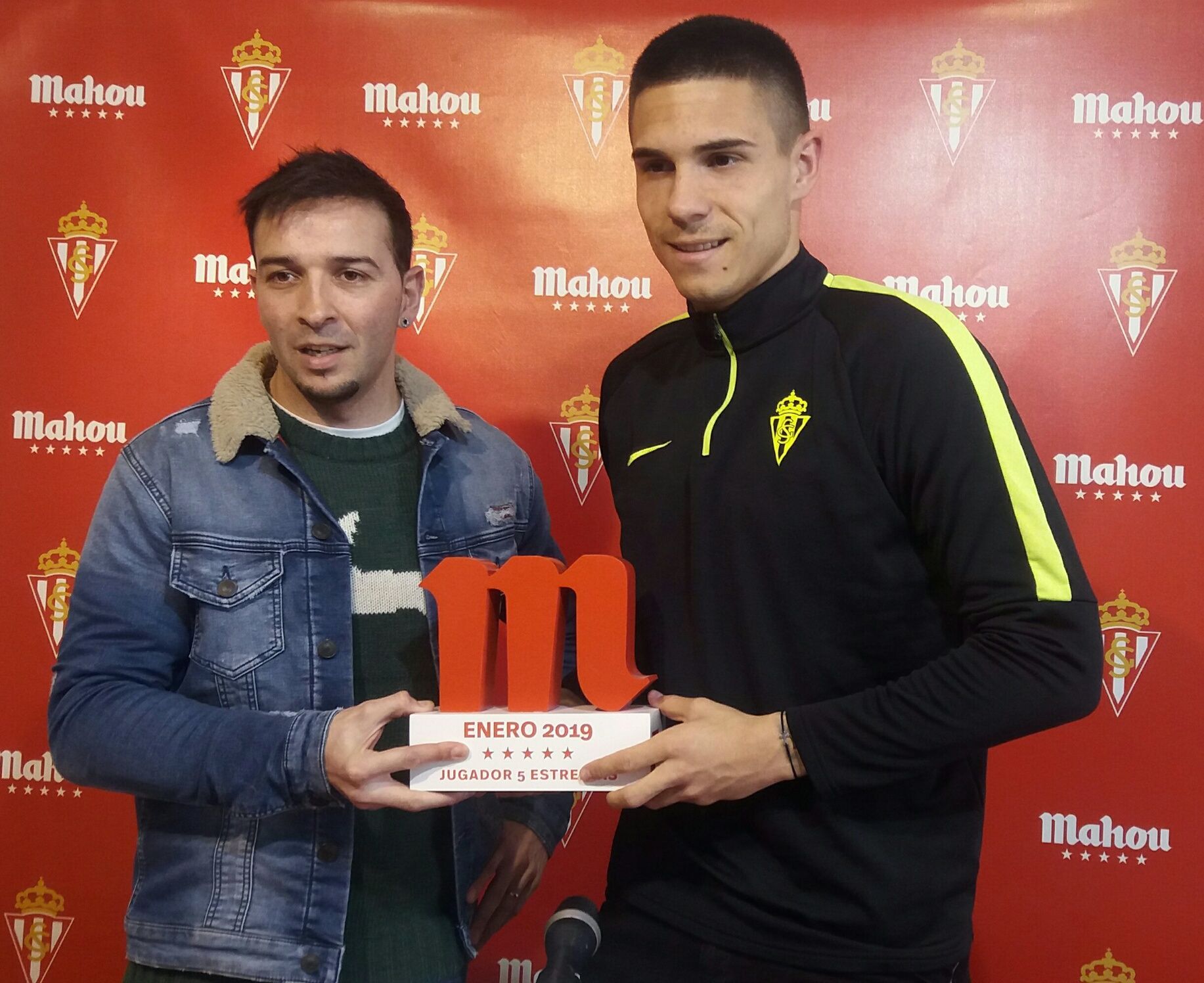 Djurdjevic premiado como "Jugador Cinco Estrellas" del mes de enero Sporting1905