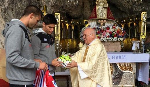 El Sporting rendirá el miércoles una ofrenda a la Santina en Covadonga Sporting1905