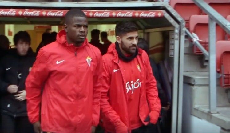 🎥 Así fue el primer entrenamiento de Elderson como rojiblanco Sporting1905