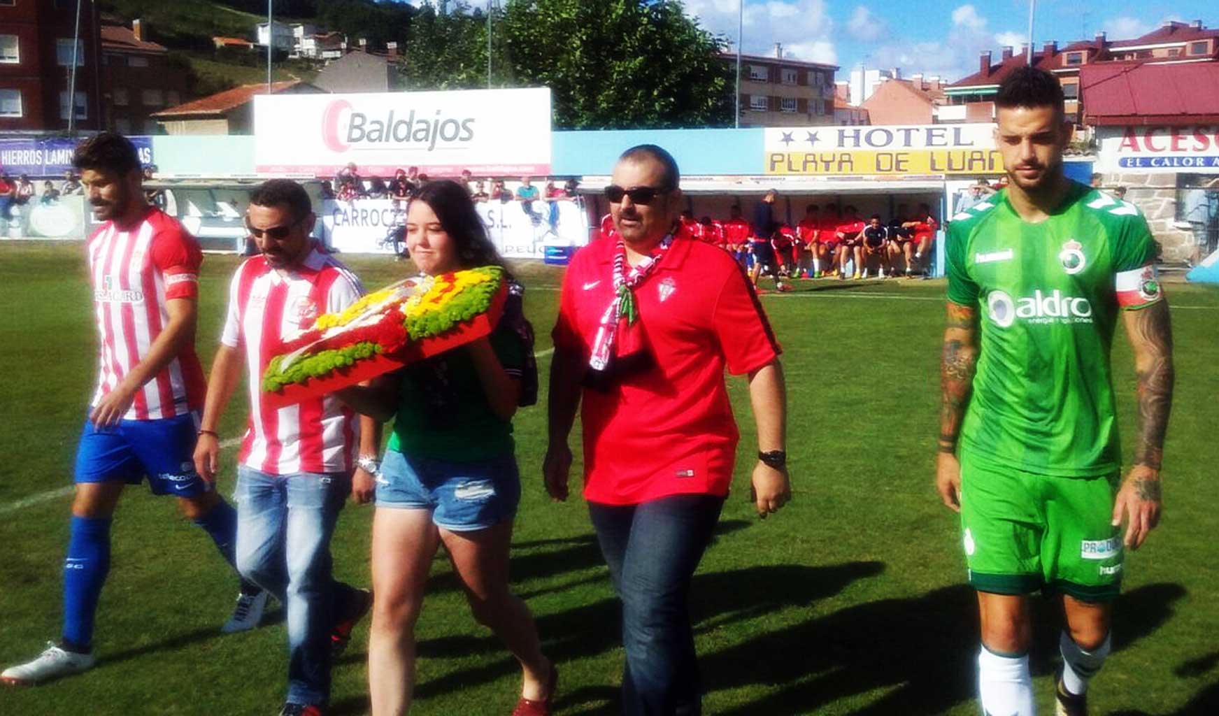 🎥 Así fue el homenaje a Preciado previo al partido en Miramar Sporting1905