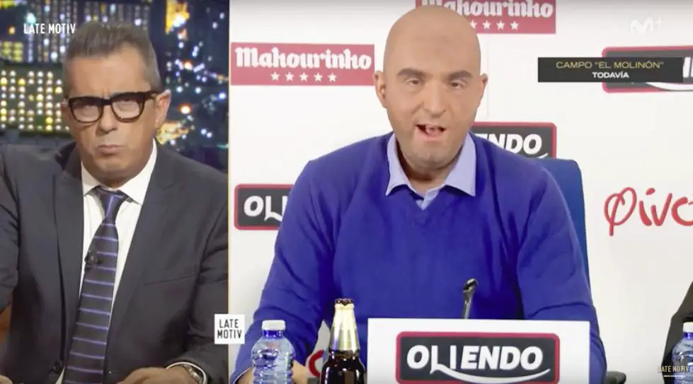 El programa de Buenafuente parodia la rueda de prensa de Abelardo Sporting1905