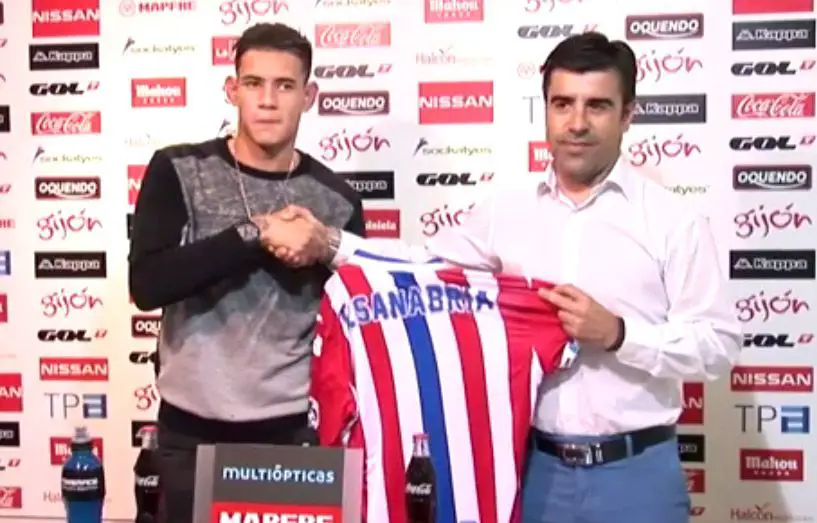 Sanabria presentado como nuevo jugador del Sporting Sporting1905