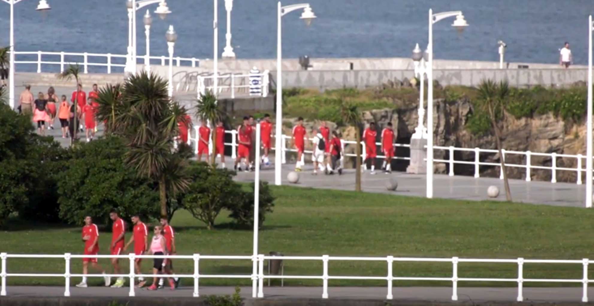 🎥 El Sporting se fue de senderismo hasta la playa de La Ñora Sporting1905