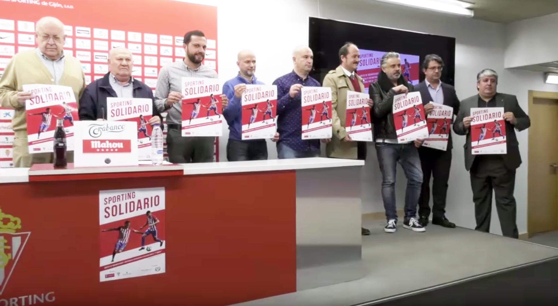 🎥 'Sporting Solidario', una rifa para recaudar fondos para la Cocina Económica y la asociación Galbán Sporting1905