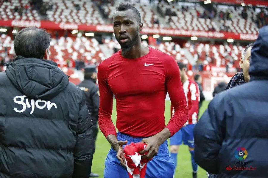 Traoré finalizó el entrenamiento Sporting1905