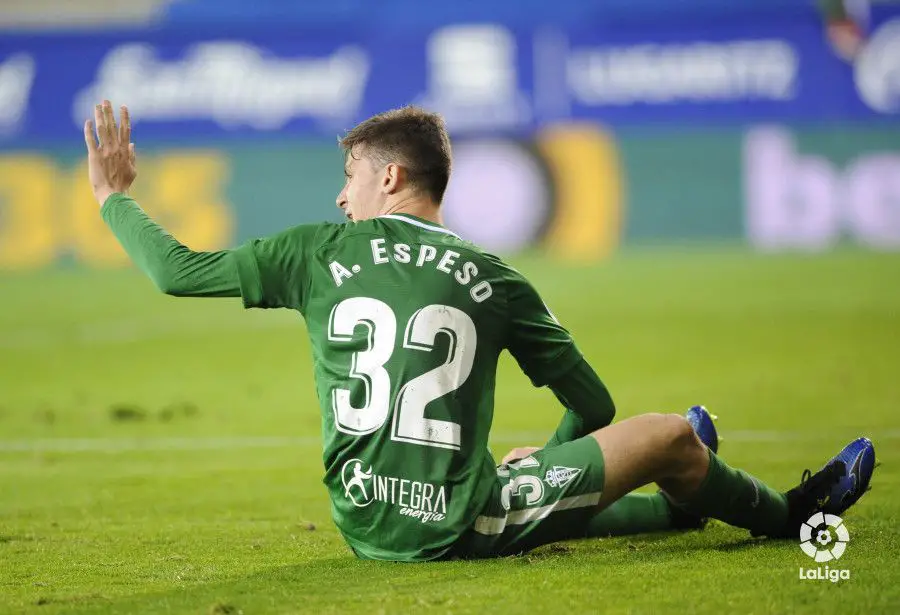 Debut del lateral izquierdo Alberto Espeso Sporting1905