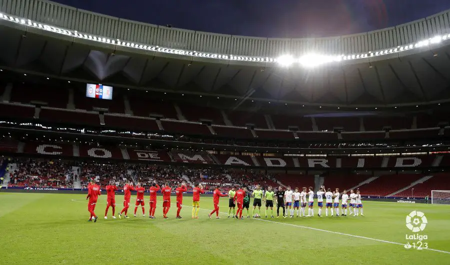 El Sporting pierde ante el Rayo Majadahonda en el Wanda Metropolitano Sporting1905