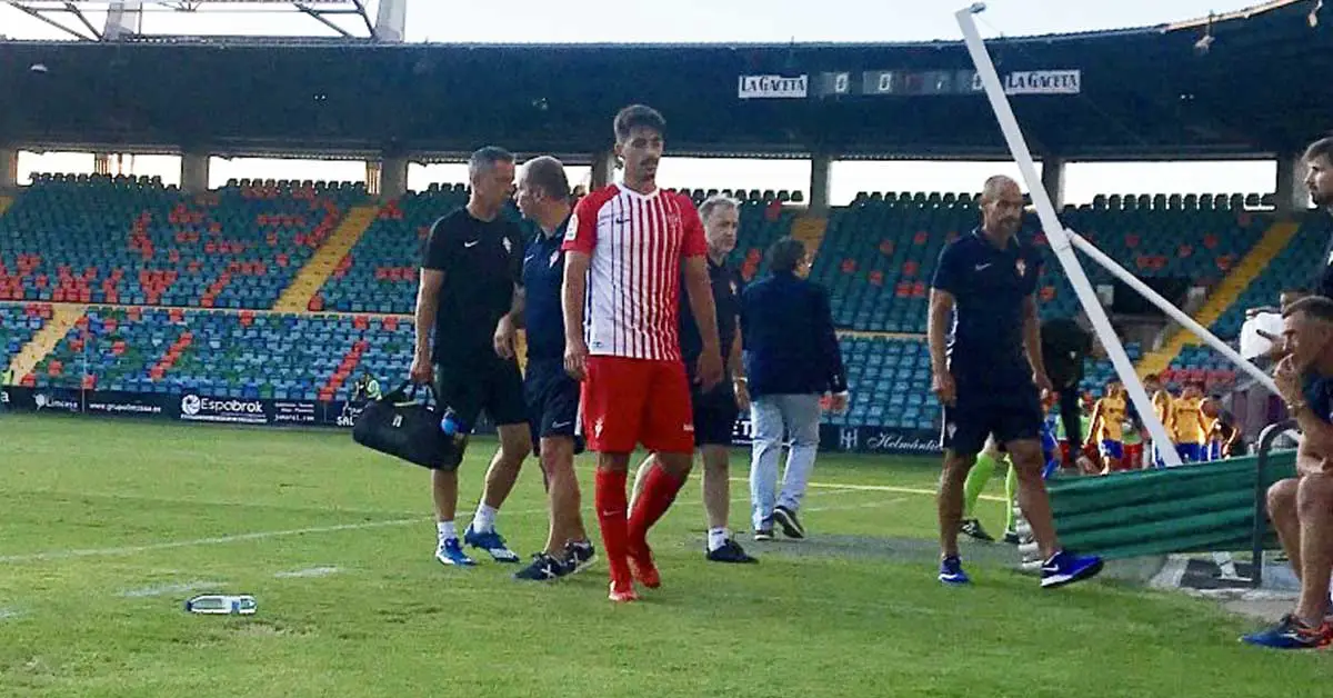 Carlos Cordero recibe el alta médica Sporting1905