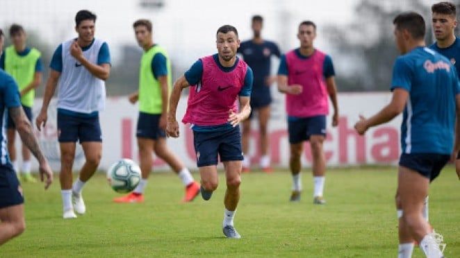 Javi Fuego entrenamiento