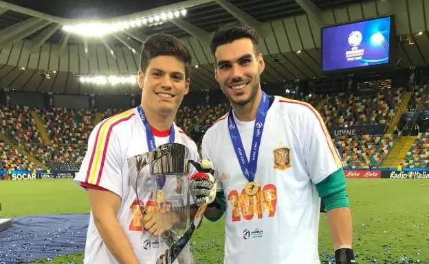 Dani Martín y Jorge Meré se proclaman campeones de Europa sub21 Sporting1905