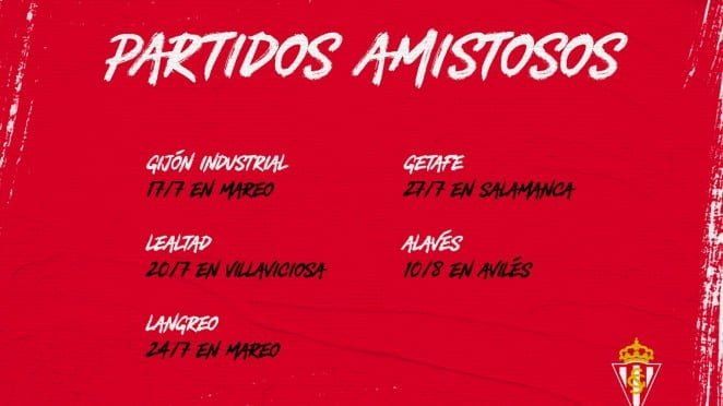 Listado de partidos de pretemporada del Sporting Sporting1905