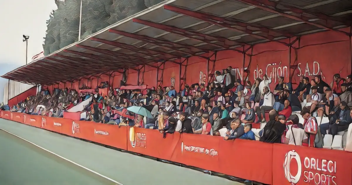 Baño de masas para el Sporting en Mareo antes del derbi Sporting1905