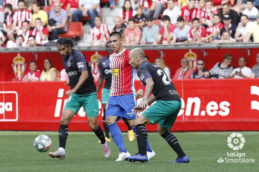 Djuka en el parte médico tras el partido contra el Racing Sporting1905